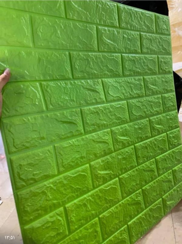 دیوارپوش فومی سبز