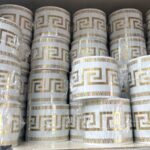 قرنیز فومی ورساچه نوار طلایی پشت چسبدار