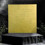 بین کابینتی کامپوزیت آلومینیوم پشت چسبدار MB303014 طلایی