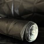 دیوارپوش فومی طرح کریستال مشکی